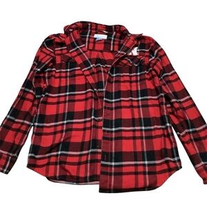 Nebraska Cornhusker Columbia flannel red and Black  Shirt